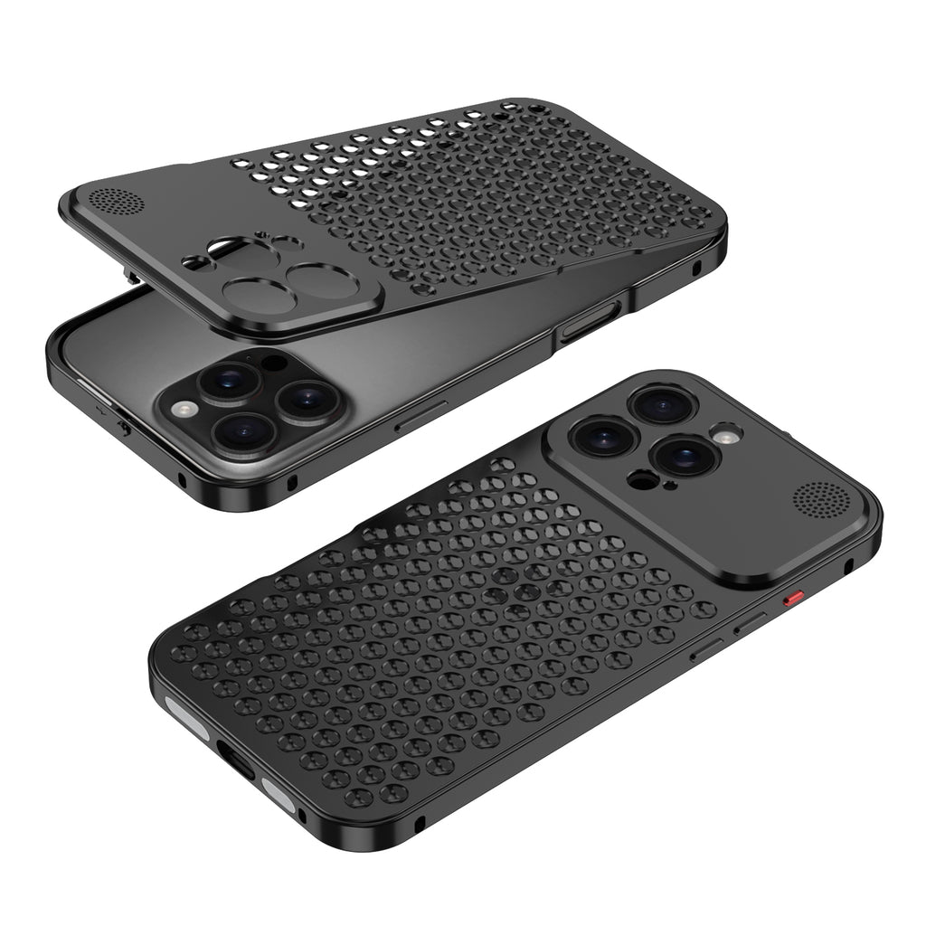 Heat Dissipation Aromatherapy Case with Ring Stand - Shockproof Protection For iPhone
