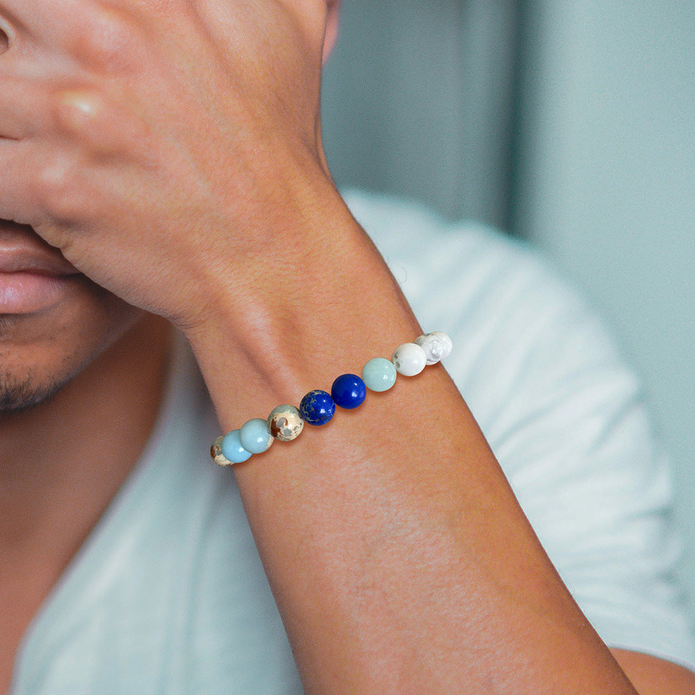 Solar System Planet Bracelet - Natural Stone Healing Crystal Bracelet