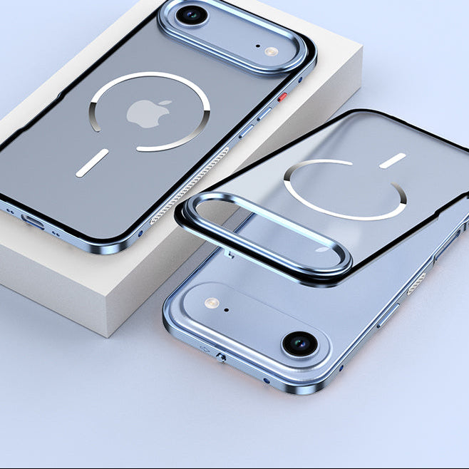 Single-sided Elastic Metal Shell - iPhone MagSafe Case For iPhone