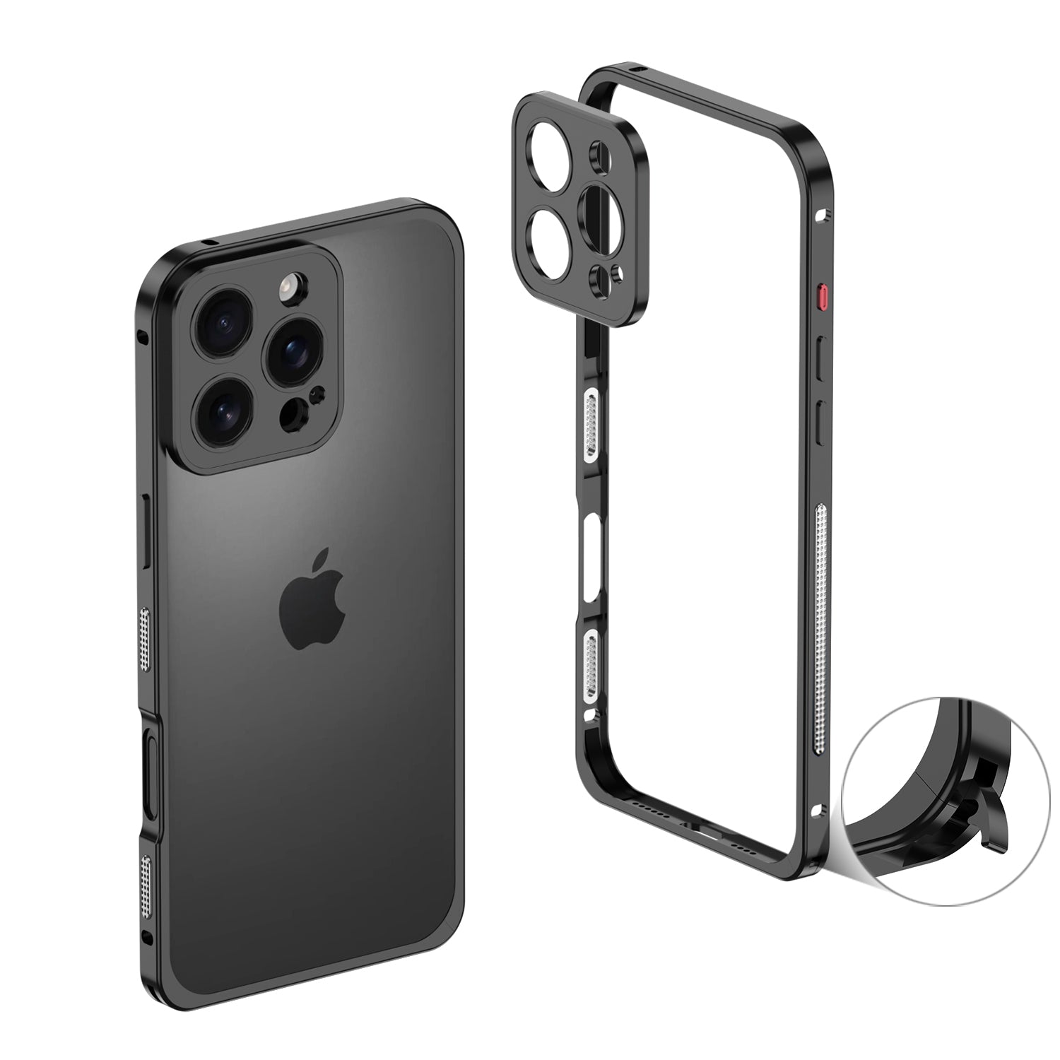 Modular Cooling Frame Case with Detachable Design - Premium Protection For iPhone