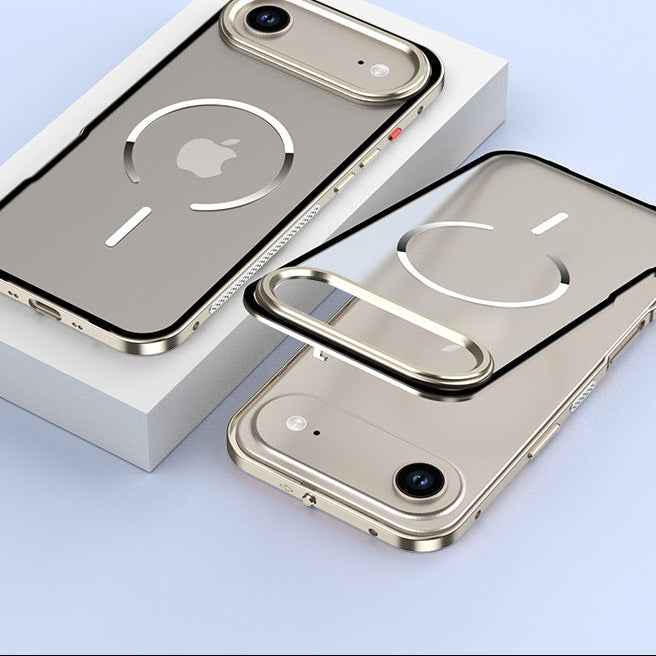 Single-sided Elastic Metal Shell - iPhone MagSafe Case For iPhone