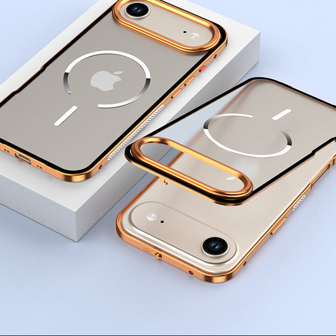 Single-sided Elastic Metal Shell - iPhone MagSafe Case For iPhone