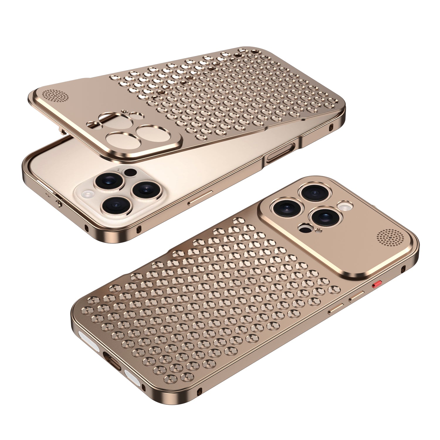 Heat Dissipation Aromatherapy Case with Ring Stand - Shockproof Protection For iPhone