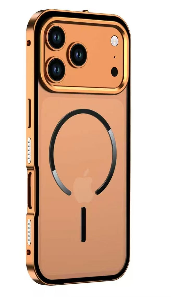 Single-sided Elastic Metal Shell - iPhone MagSafe Case For iPhone