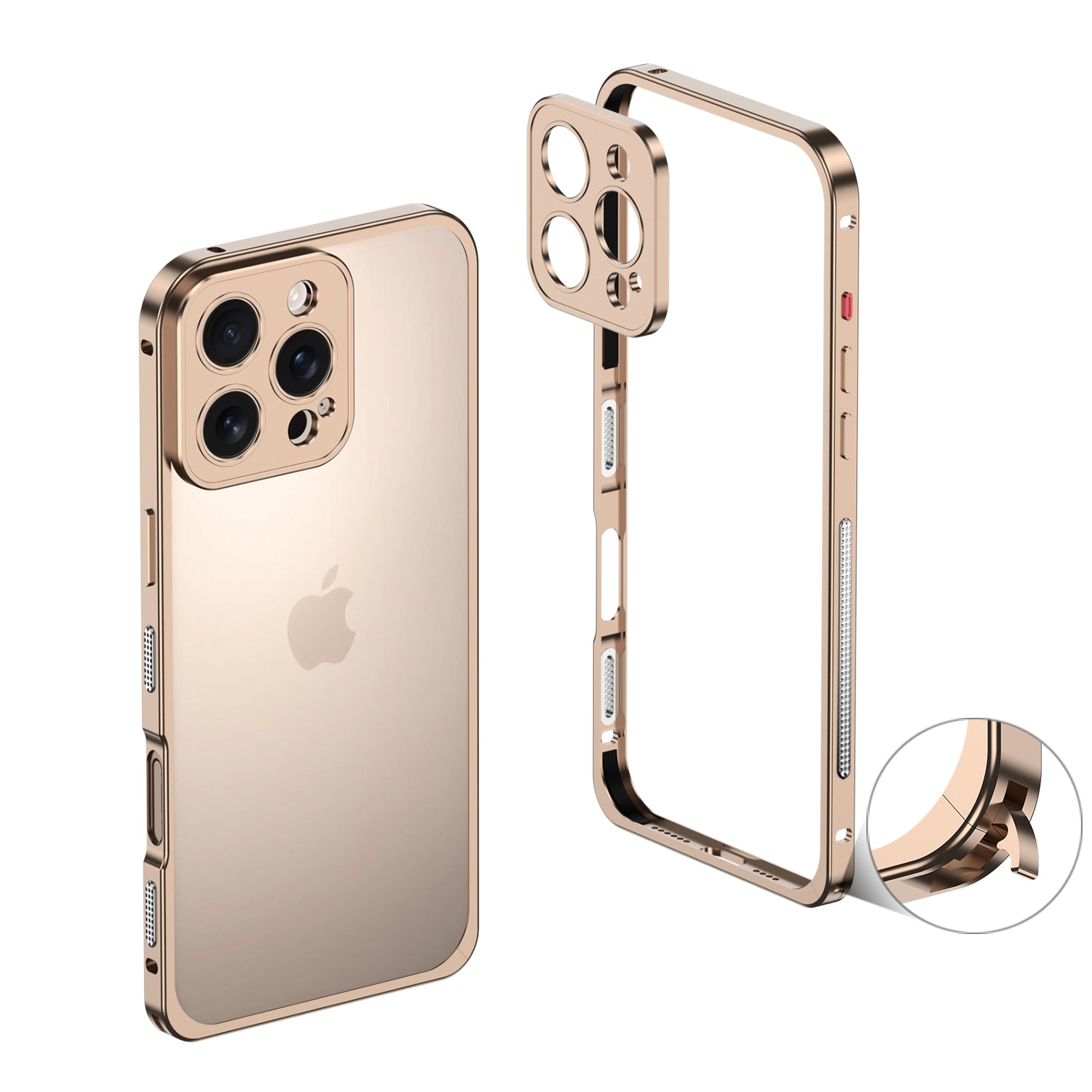 Modular Cooling Frame Case with Detachable Design - Premium Protection For iPhone
