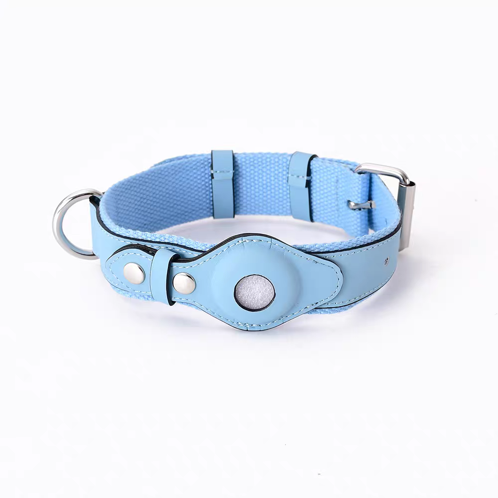 AirTag Pet Collar - Premium Tracking Locator Collar with Anti-Lost Leash & Protective Case Apple Pet Neck Collar