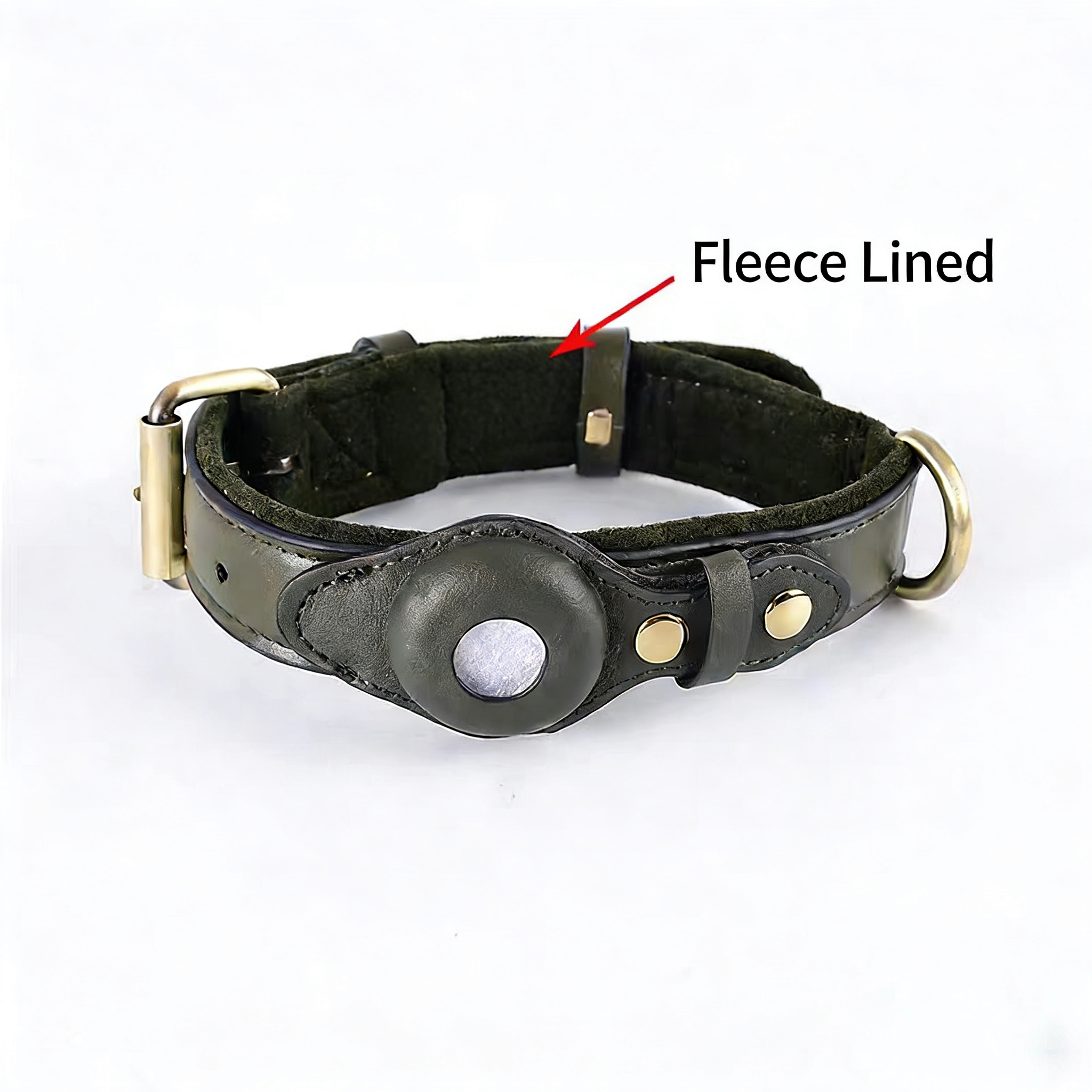 AirTag Pet Collar - Premium Tracking Locator Collar with Anti-Lost Leash & Protective Case Apple Pet Neck Collar