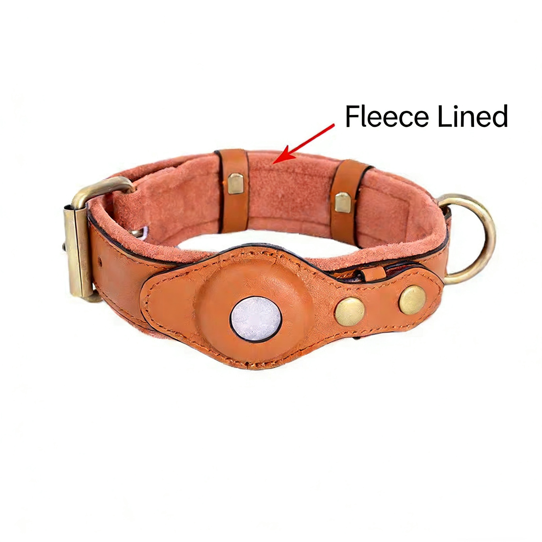 AirTag Pet Collar - Premium Tracking Locator Collar with Anti-Lost Leash & Protective Case Apple Pet Neck Collar