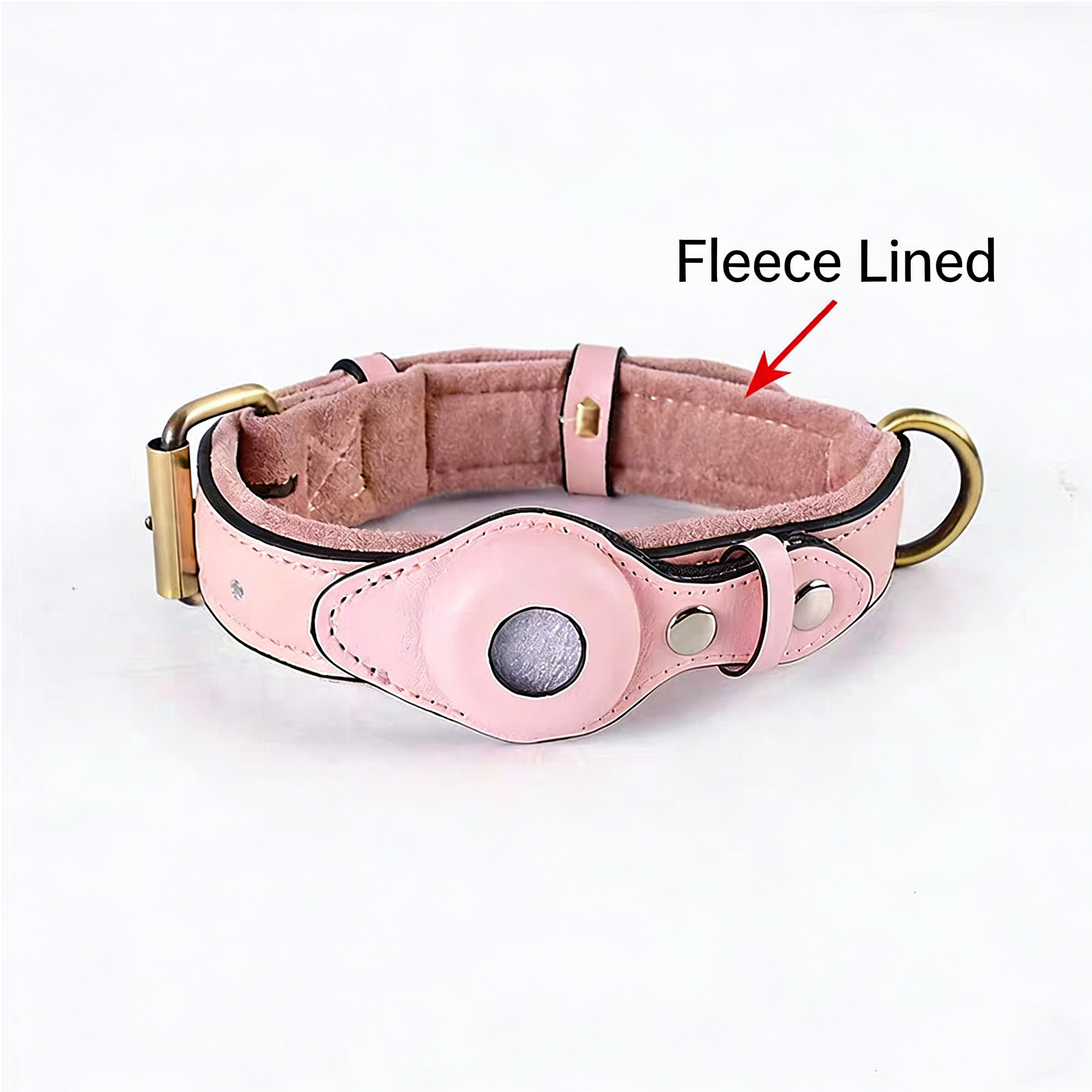AirTag Pet Collar - Premium Tracking Locator Collar with Anti-Lost Leash & Protective Case Apple Pet Neck Collar
