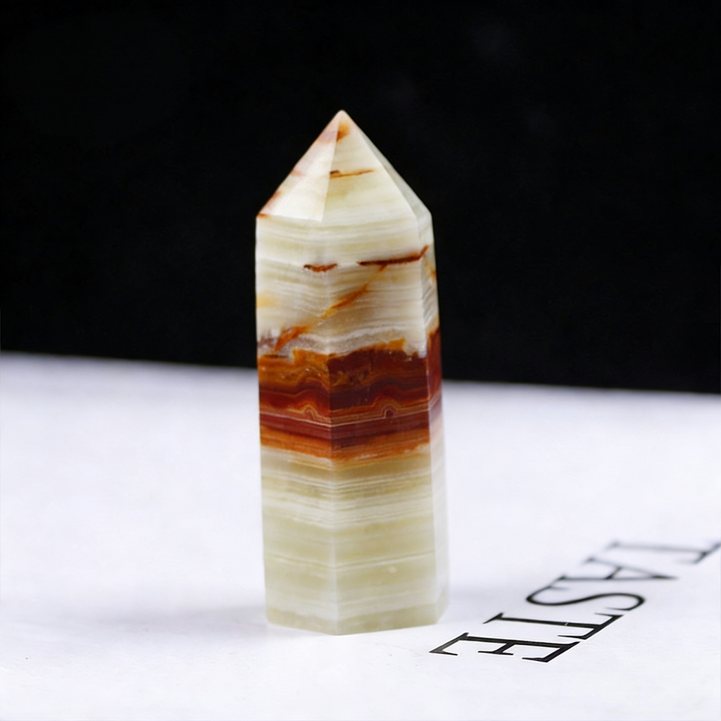Afghan Jade Crystal Point | Natural White Jade Energy Tower