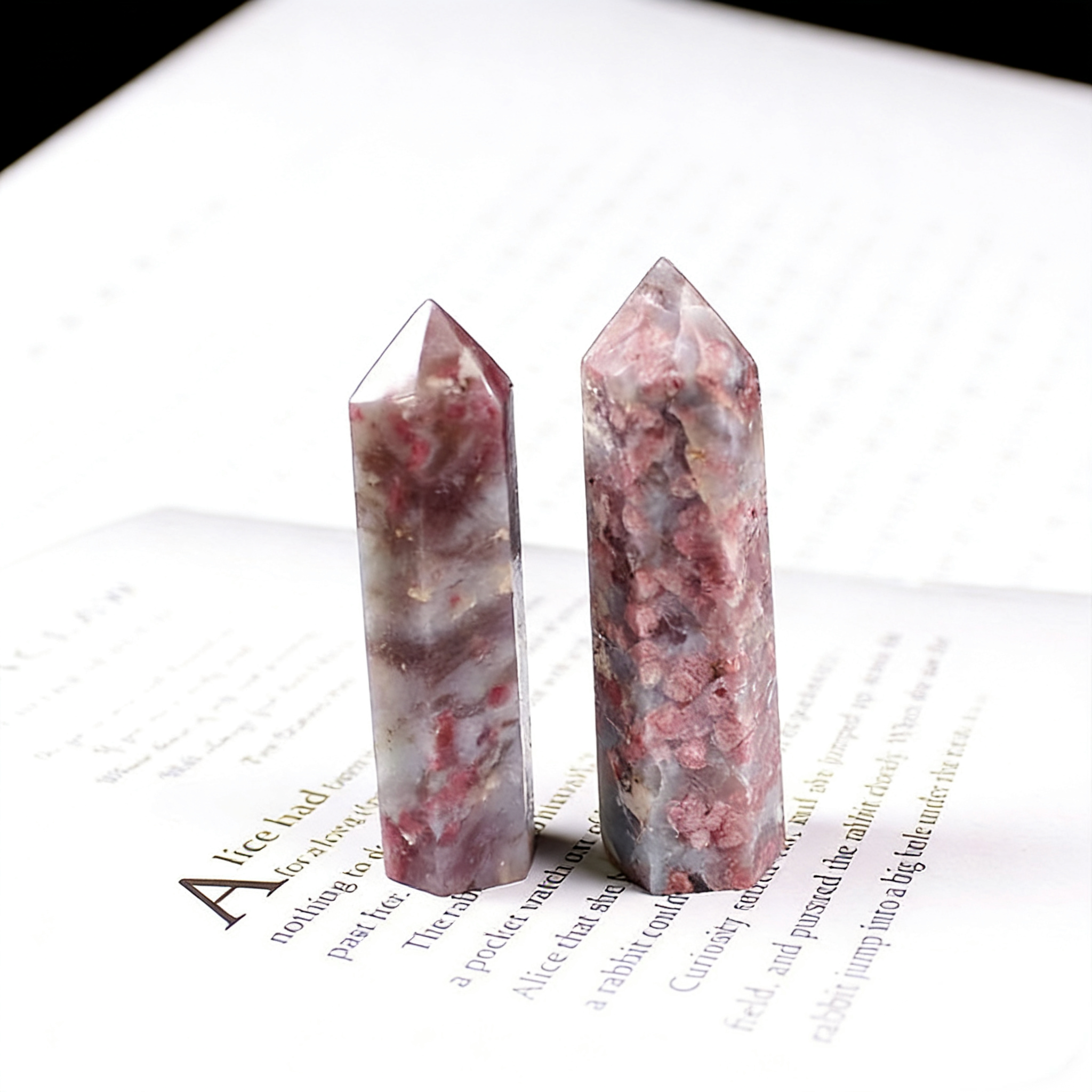 Red & Pink Crystal Collection | Natural Energy Stone Towers