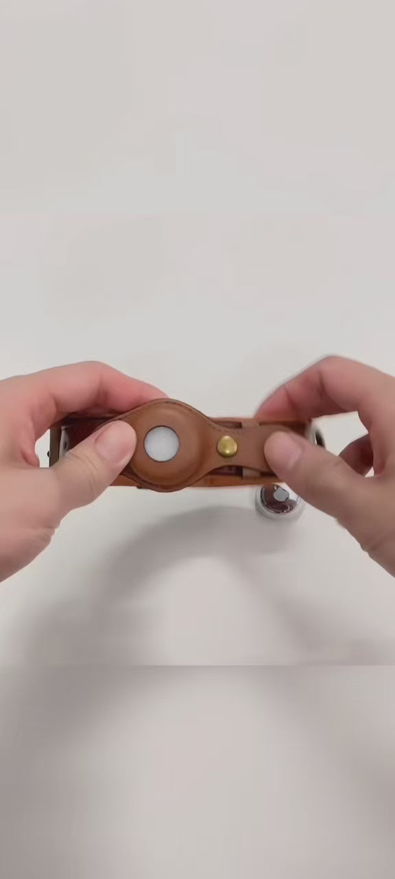 Leather Pet Collar for Medium & Small Pet - Personalized Engraved Leash Collar with Adjustable Strap for Corgi & Cats