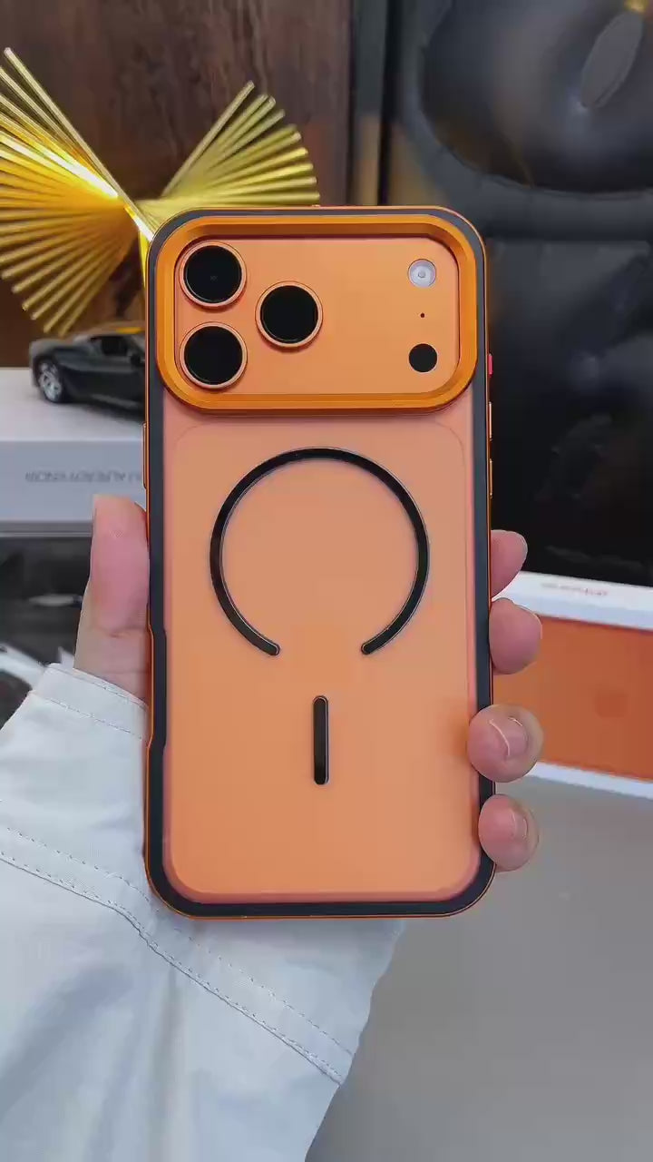 Single-sided Elastic Metal Shell - iPhone MagSafe Case For iPhone